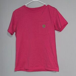 Carhartt Vibrant Pink Tee with Pocket